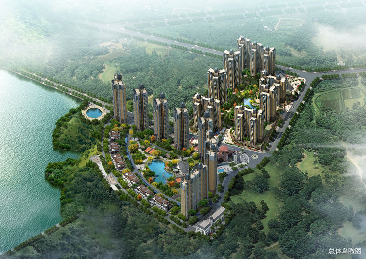 广东惠州易生水岸花山三期  高端住宅商业社区
